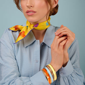 Halcyon Days Butterfly Silk Mini Scarf