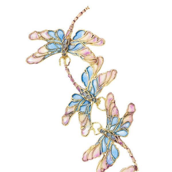 Load image into Gallery viewer, Olivia Riegel Enamel Dragonfly Sculpture
