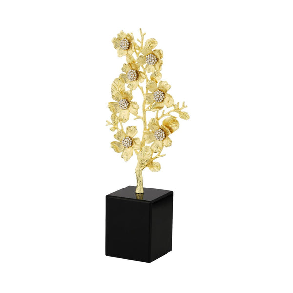 Load image into Gallery viewer, Olivia Riegel Gold Botanica Sculpture
