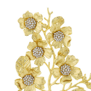 Olivia Riegel Gold Botanica Sculpture