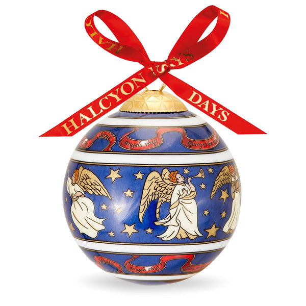 Load image into Gallery viewer, Halcyon Days Hark! The Herald - Bauble Christmas Ornament
