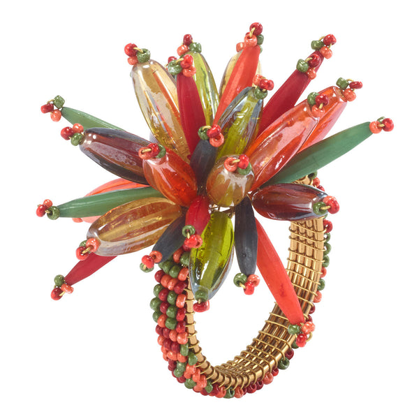 Load image into Gallery viewer, Bodrum Linens Harvest Constellation - Napkin Rings - Set of 4
