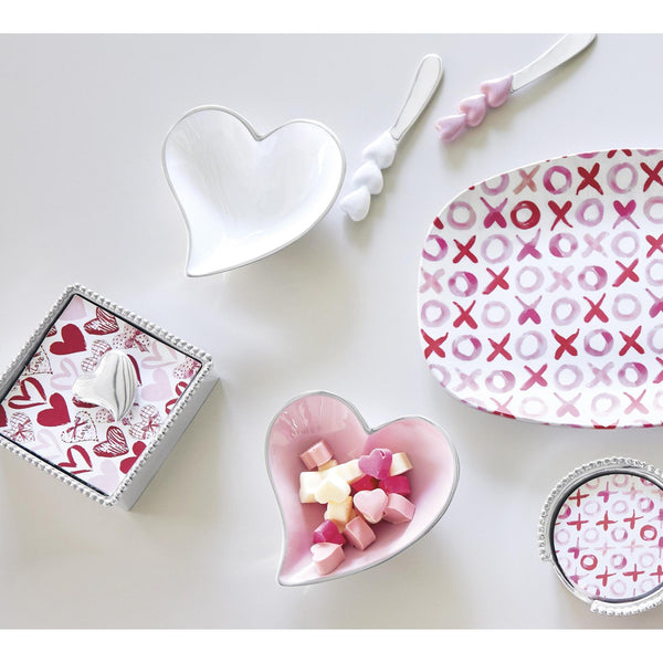 Load image into Gallery viewer, Mariposa Pink Small Heart Bowl
