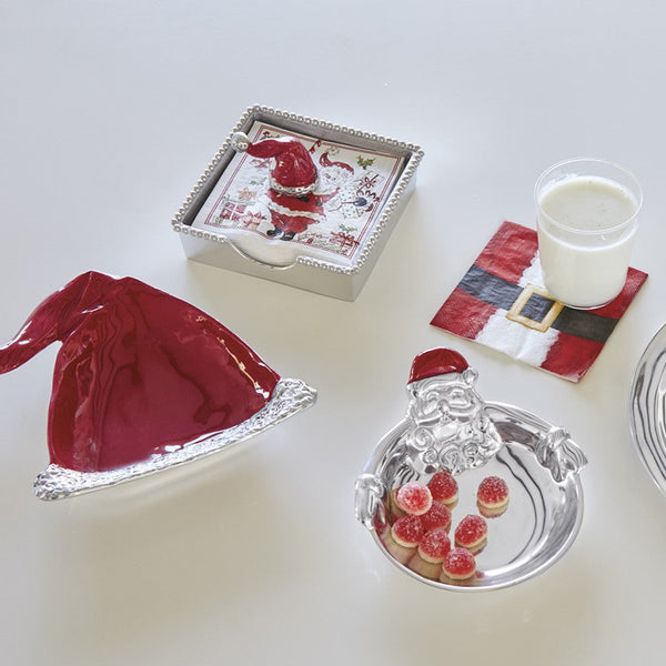 Load image into Gallery viewer, Mariposa Hugging Santa Candy Dish
