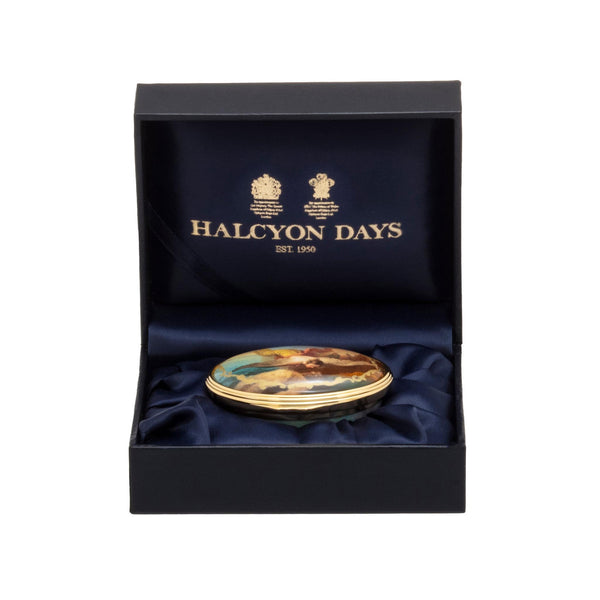Load image into Gallery viewer, Halcyon Days &quot;2025 Annual - A Year to Remember&quot; Enamel Box
