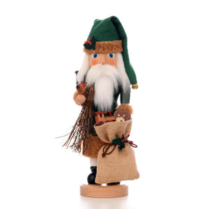 Christian Ulbricht Nutcracker - Santa Claus in Green - 15.7"H