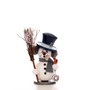 Christian Ulbricht Incense Smoker - Snowman Gray - 9.1"H