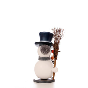 Christian Ulbricht Incense Smoker - Snowman Gray - 9.1"H