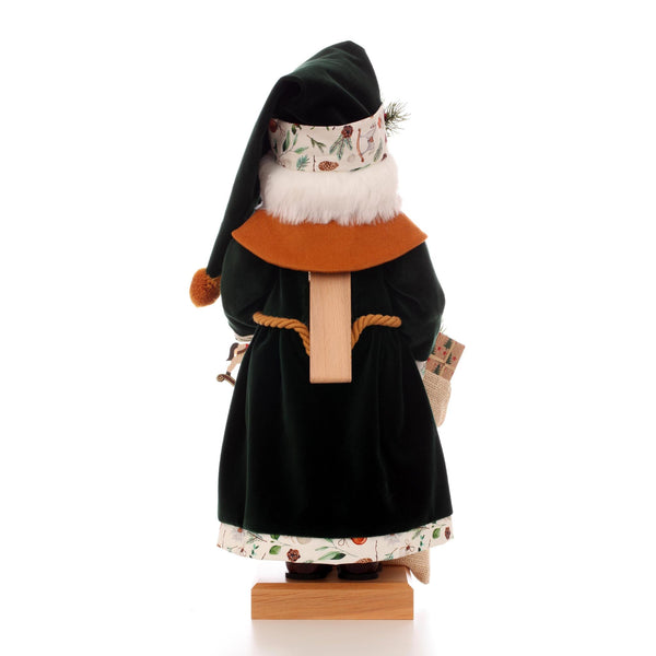 Load image into Gallery viewer, Christian Ulbricht Premium Nutcracker - Santa in a Green Robe - 19.3&quot;H
