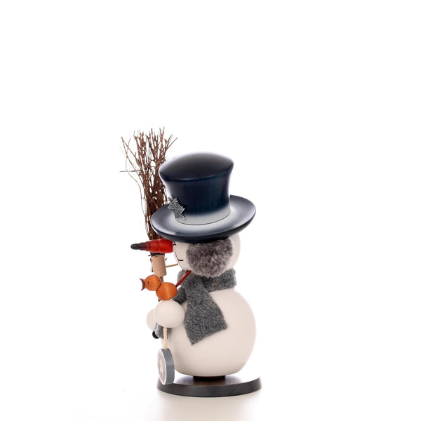 Load image into Gallery viewer, Christian Ulbricht Incense Smoker - Snowman Gray - 9.1"H
