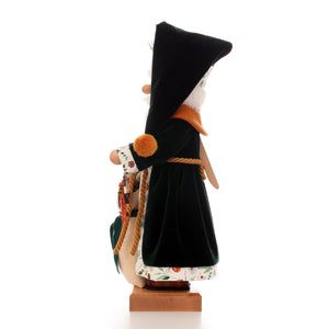 Christian Ulbricht Premium Nutcracker - Santa in a Green Robe - 19.3"H