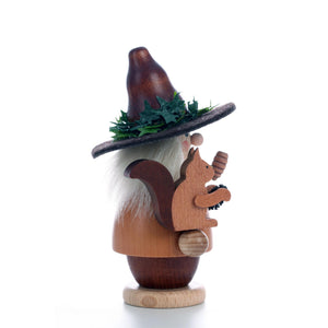 Christian Ulbricht Incense Burner - Smoker - Woodsman with Squirrel (Natural)
