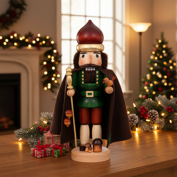 Load image into Gallery viewer, Christian Ulbricht Nutcracker - Forest King (Natural) - 15.7&quot;H
