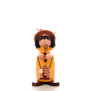 Christian Ulbricht Incense Smoker - Sleepyhead Beekeeper - 8.1"H