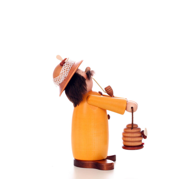 Load image into Gallery viewer, Christian Ulbricht Incense Smoker - Sleepyhead Beekeeper - 8.1"H
