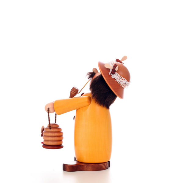 Load image into Gallery viewer, Christian Ulbricht Incense Smoker - Sleepyhead Beekeeper - 8.1"H
