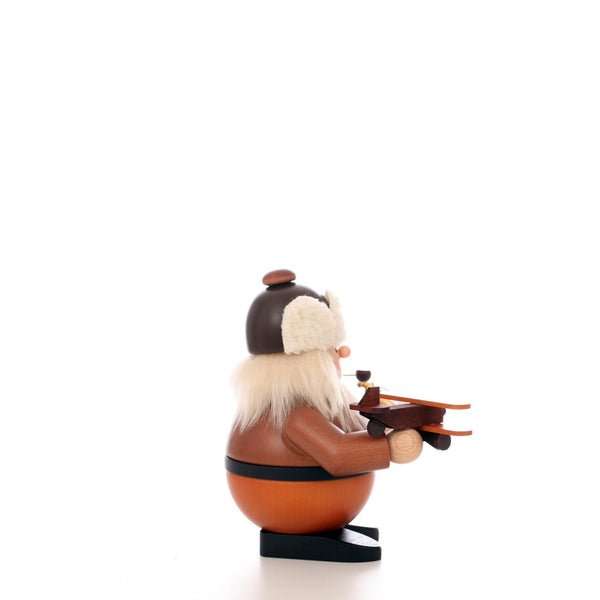 Load image into Gallery viewer, Christian Ulbricht Incense Smoker - Pilot (Natural) - 6.3"H
