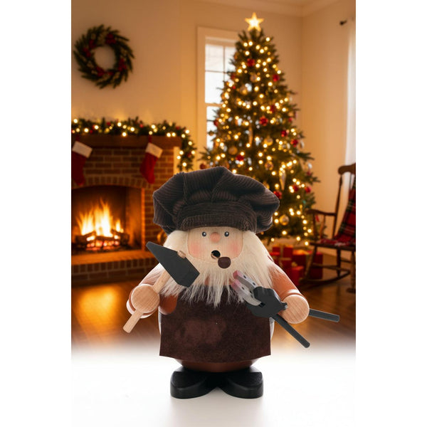 Load image into Gallery viewer, Christian Ulbricht Incense Smoker - Blacksmith (Natural) - 6.3&quot;H
