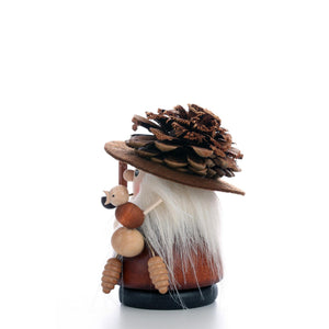 Christian Ulbricht Incense Burner - Smoker - Fir Cone Man (Natural)