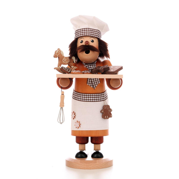 Load image into Gallery viewer, Christian Ulbricht Incense Smoker - Gingerbread Baker (Natural) - 11.2"H
