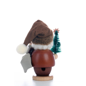 Christian Ulbricht Incense Burner - Smoker - Santa (Natural) 5.5"