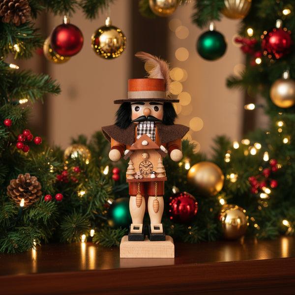 Load image into Gallery viewer, Christian Ulbricht Nutcracker - Natural Black Forest Man - 9.5&quot;H
