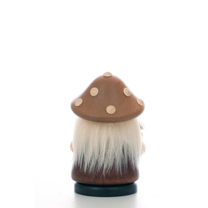Christian Ulbricht Incense Smoker - Mushroom Man (Natural) - 3.7"H
