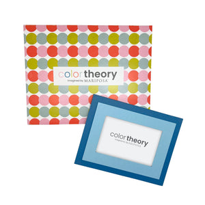 Mariposa Tiered Periwinkle and Denim Blue 4x6 Frame