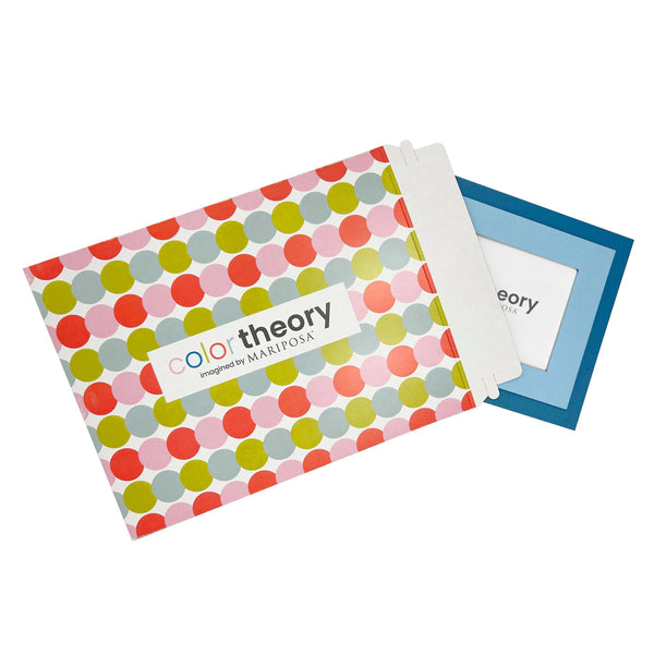 Load image into Gallery viewer, Mariposa Tiered Periwinkle and Denim Blue 4x6 Frame
