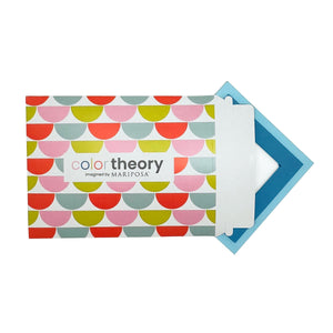 Mariposa Tiered Denim Blue and Periwinkle 4x4 Frame