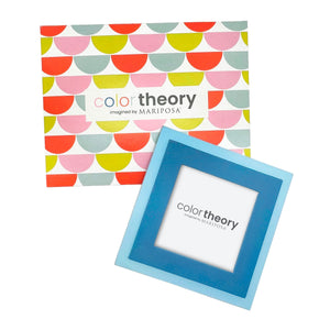 Mariposa Tiered Denim Blue and Periwinkle 4x4 Frame