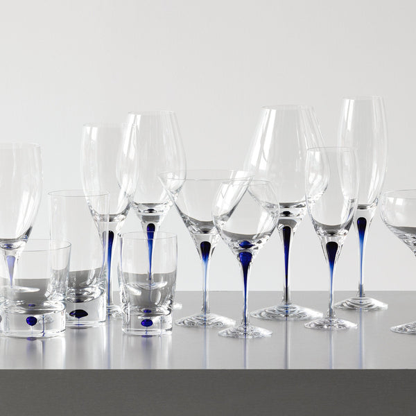 Load image into Gallery viewer, Orrefors Intermezzo Blue Double Old Fashioned
