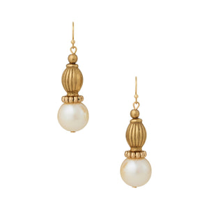 Olivia Riegel Faux Pearl & Bead Drop Earrings