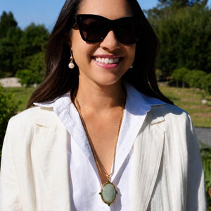 Olivia Riegel Faux Pearl & Bead Drop Earrings