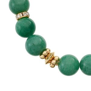 Olivia Riegel Green Aventurine Bead Bracelet