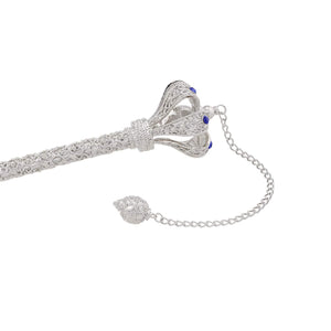 Olivia Riegel Torah Pointer with Sapphire Crystals