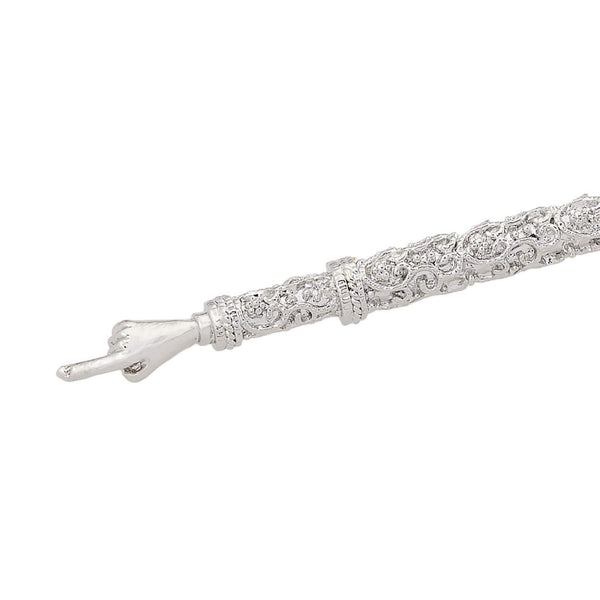 Load image into Gallery viewer, Olivia Riegel Torah Pointer with Sapphire Crystals
