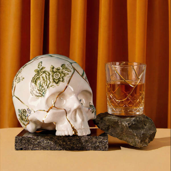 Load image into Gallery viewer, Seletti Skull Kintsugi
