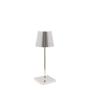 Zafferano Poldina Pro Mini Table Lamp - Glossy Chrome