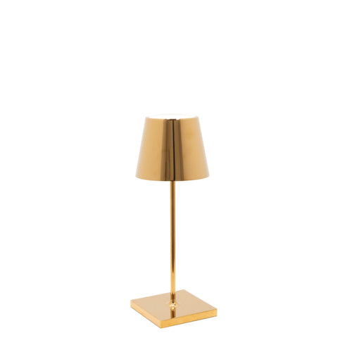 Zafferano Poldina Pro Mini Table Lamp - Glossy Gold