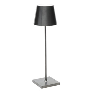 Zafferano Poldina Pro Table Lamp - Antique Nickel