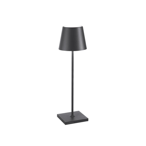 Zafferano Poldina Pro Table Lamp - Dark Grey