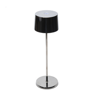 Zafferano Olivia Pro Table Lamp - Black Chrome