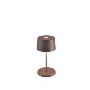 Zafferano Olivia Pro Mini Table Lamp - Rust