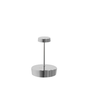 Zafferano Swap Pro Mini Table Lamp - Glossy Chrome