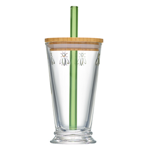 La Rochere Bee Smoothie Glass with Straw