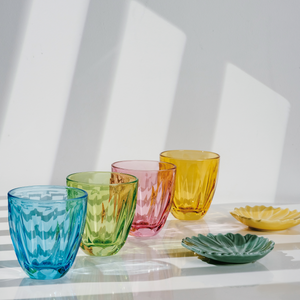 La Rochere Lily Tumblers Summertime - Assorted Colors - Set of 4