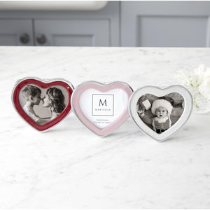 Mariposa Signature Pink Heart 4x6 Frame