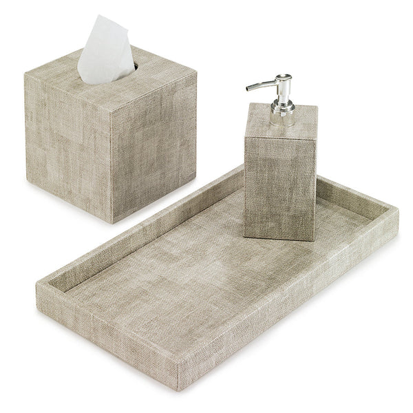 Load image into Gallery viewer, Bodrum Linens Luster Granite Tissue Box
