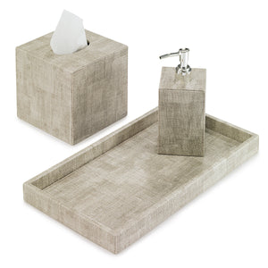 Bodrum Linens Luster Bath Accessories - Granite
